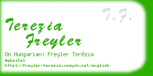 terezia freyler business card